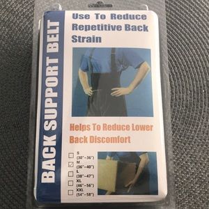 Back Support Belt with Suspenders